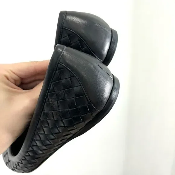 Bottega Veneta $670 Napa Intrecciato Ballet Flats in black - Picture 8 of 11